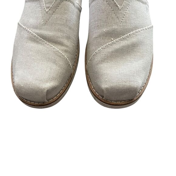 Bobs Memory Foam Women's Size 8.5 Natural Beige Comfort Walking Flat Shoes - Picture 3 of 7